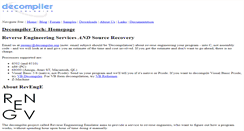Desktop Screenshot of decompiler.org