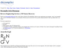 Tablet Screenshot of decompiler.org